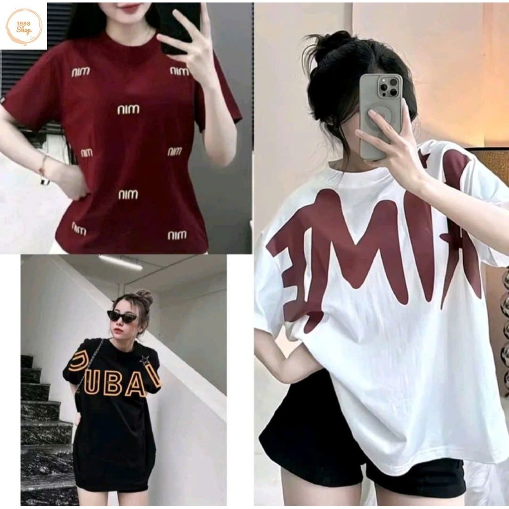 Tổng hợp các mẫu Áo Phông Form Rộng Tay Lỡ nhiều mẫu mới siêu xinh