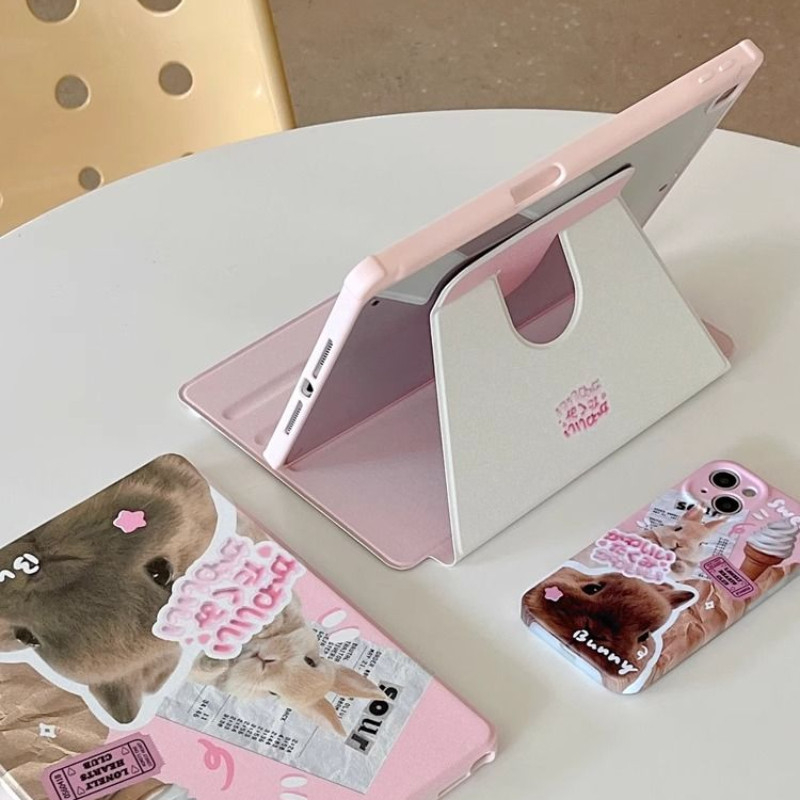 Ốp Lưng Máy Tính Bảng Cho Samsung Galaxy Tab A9 Plus S9plus / s10plus 12.4inch S10ULTRA Tab S6 lite 10.4inch S9 FE + Tab A7 lite S7plus / S8plus Vỏ Máy Tính Bảng Xoay Có Khe Cắm Bút