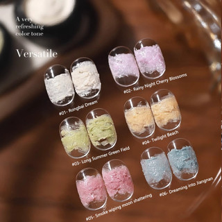 ANNIES Sơn móng tay gel họa tiết sơn dầu, dòng Cloud Dream Fairy, kết cấu hạt mờ, keo phototherapy, nghệ thuật làm móng cho tiệm làm móng