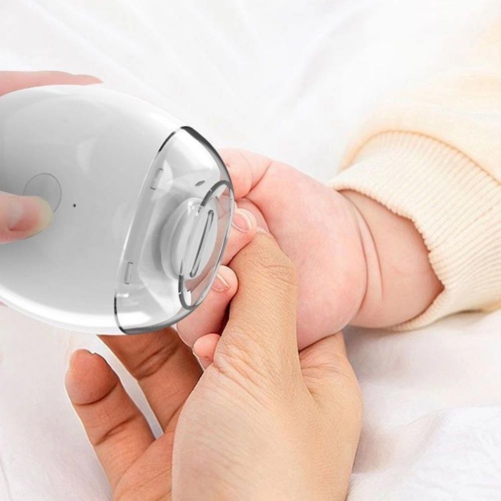 Máy mài móng 2 trong 1 sạc lại, tông đơ cắt móng tự động mini có đèn LED, chăm sóc móng