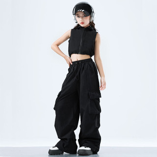 Đồ Nhảy Hiện Đại Hiphop Trẻ Em Set Đồ Dance Jazz Quần Nhảy Crop Top Đồ Nhảy Cho Bé Gái Bộ Tập Nhảy Cho