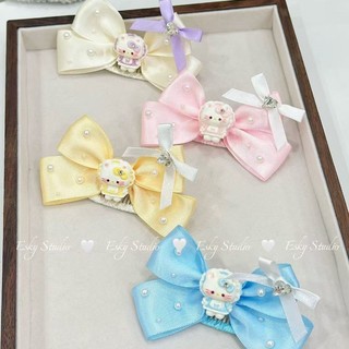 Nơ Phụ Kiện Tóc Thú Cưng Kitty BB Kẹp Tóc Dễ Thương Malzis Yorkshire Cún Con Kẹp Tóc