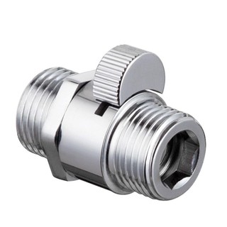 Van điều khiển lưu lượng vòi hoa sen SHUPUN, Van tắt đầu vòi hoa sen bằng đồng thau mở nhanh, Van điều khiển lưu lượng nước nam G1 / 2 Bình xịt Bidet
