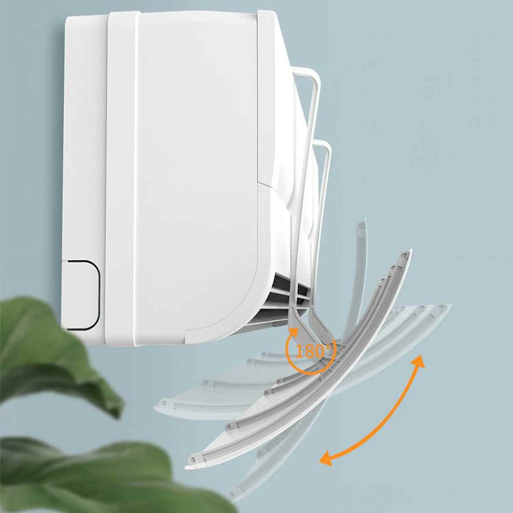 Tắm Chắn Gió Điều Hòa Cao Cấp Hòa Xoay 180 Độ, Điều Chỉnh Kích Thước Tùy Ý, Tấm Chắn Máy Lạnh Đảo Hướng Gió