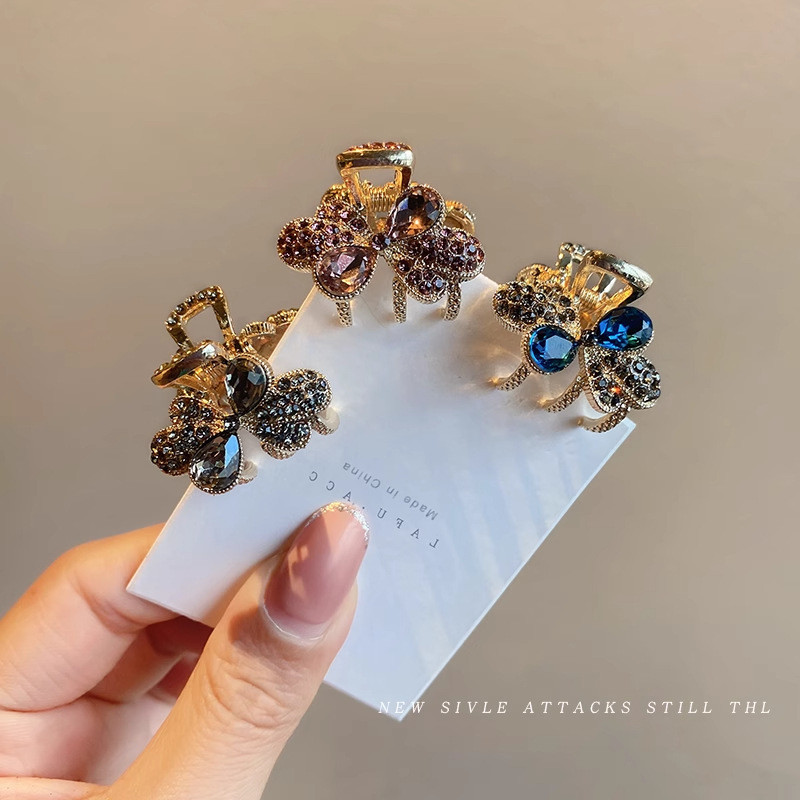 MAUROPOLI [Sẵn sàng] Kẹp tóc nơ Hàn Quốc Kẹp tóc nhỏ Kẹp bên cô gái Kẹp nhỏ Kẹp tóc phía trước Kẹp tóc phía trước Mũ đội đầu