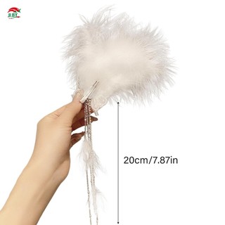 Handmade Bướm Bên Kẹp Tóc Ngọc Trai Lông Vũ Trang Trí Đám Cưới Mũ Đội Đầu Cho Dày Xoăn Tạo Kiểu Tóc Trang Trí