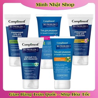 [DATE MỚI] Sữa rửa mặt - Gel NO PROBLEM Compliment chứa Tea Tree Salicylic Acid,giảm viêm,mụn 200ML của Nga
