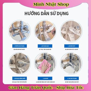 Chai Xịt Tẩy Cặn Canxi LAFUM Chống Ăn Mòn Inox Vệ Sinh Vòi Rửa, Vòi Sen, Vách Kính - HÃNG LAFUM