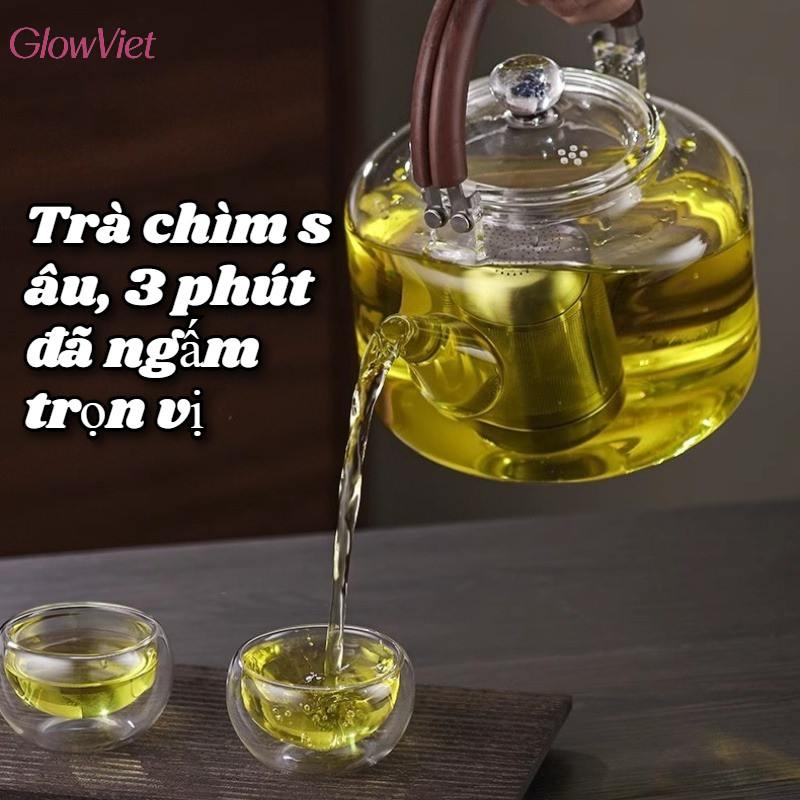 Lọc trà, lọc gia vị inox 304 hình trụ,Chiết Xuất Trọn Vị Trà, Thiết Kế Đế Nặng Chống Nổi,Chống Rò Rỉ Hoàn Hảo