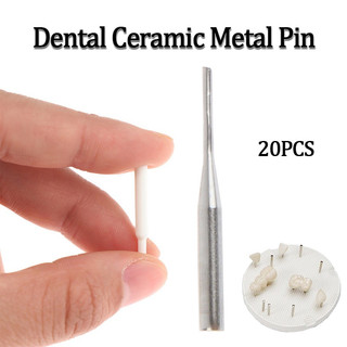 20 Chiếc Nha Khoa Sứ Móng Tay Gốm Pin Kim Loại Pin Phòng Thí Nghiệm Nha Khoa Tổ Ong Bắn Khay Sứ Bếp Phụ Kiện