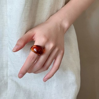 Nhẫn tròn cổ điển DREJEW dành cho nữ Nhẫn ngón trỏ cao cấp đơn giản và độc đáo