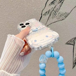 Ốp điện thoại chuỗi hoạt hình giai điệu Cinnamoroll Kuromi hợp thời trang cho Realme 14 Pro Plus 12 13 9 8 10 Pro C2 8i 9i 12X C65S C65 4G 5G Girl Chain Soft TPU Vỏ điện thoại trong suốt