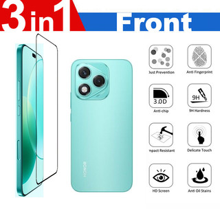 cho Honor 400 Lite 200 400 Pro Lite Smart Magic 7 Pro RSR Lite 5G Kính cường lực 3 trong 1 Chống rơi Bảo vệ màn hình Với Sợi carbon Trở lại phim + Máy ảnh Bảo vệ ống kính