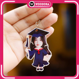 Móc Khóa Chibi Mica - In Theo Yêu Cầu, Thiết Kế Xinh Yêu