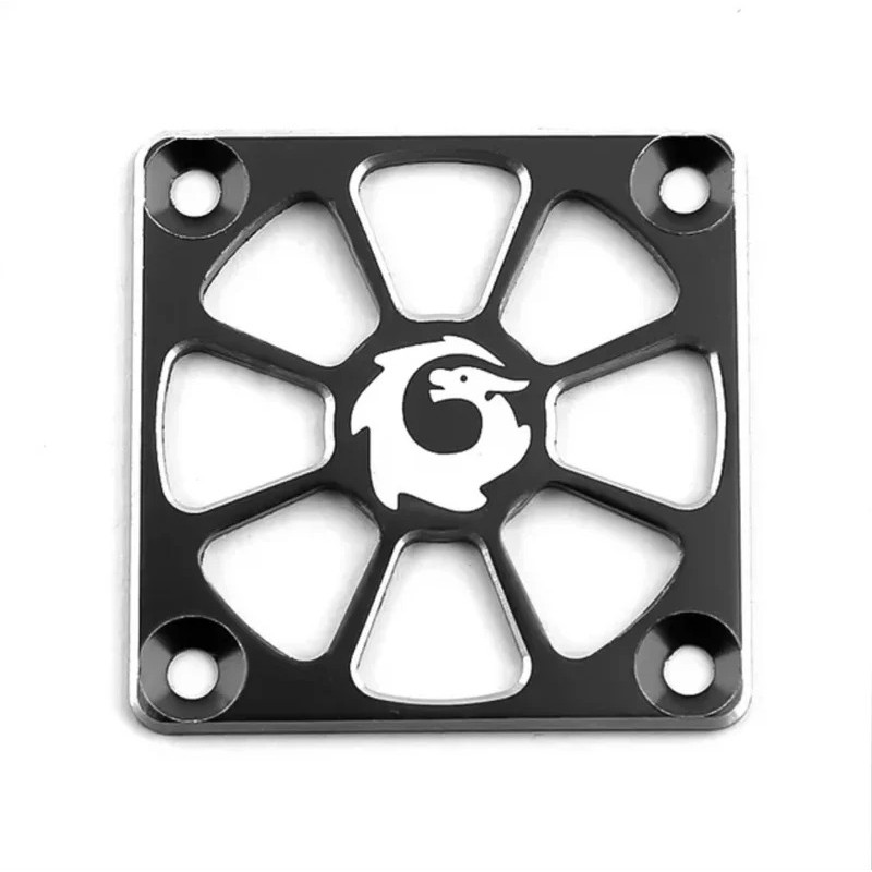 Nắp quạt làm mát động cơ bằng hợp kim nhôm 40 * 40mm cho động cơ ô tô RC ESC Quạt làm mát Vỏ bảo vệ