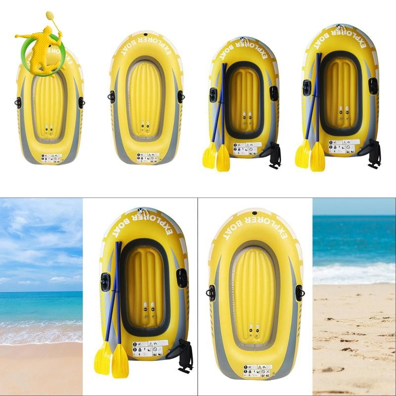 Thuyền Kayak bơm hơi gắn oar phao hồ và bè nước cho câu cá