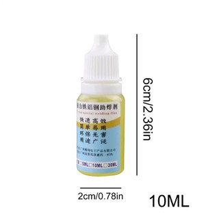 Aluminum Soldering Flux Liquid 0.33oz Metal Liquid Solder Flux For Aluminum And Electronics Multifunctional No antirtvn
