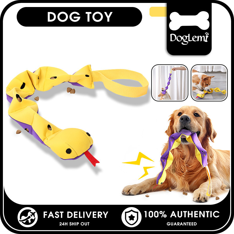 DogLemi Đánh Hơi Huấn Luyện Chó Xếp Hình Đồ Chơi Điều Trị Phân Phối Thú Cưng Snuffle Đồ Chơi Squeaky Nhai Tương Tác Tìm Thức Ăn Trò Chơi Cho Chó Con Huấn Luyện Mũi