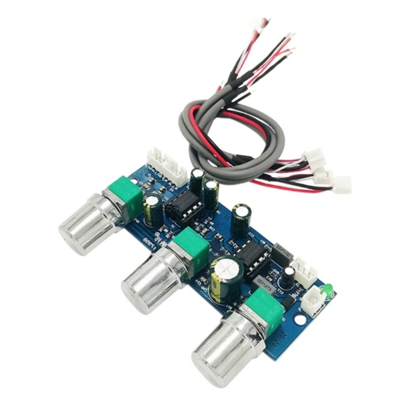 Bảng điều khiển Preamp loa siêu trầm exhila NE5532 với điều chỉnh âm trầm thụ động và Treble