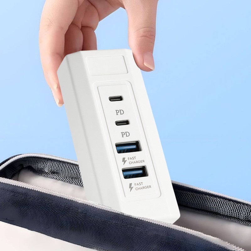 Bộ Chia Sạc 2PD 2USB Đa Năng - Bộ Chuyển Đổi 4 Trong 1 25W Chắc Chắn - Phụ Kiện Nối Dài Điện Thoại Bền Đẹp