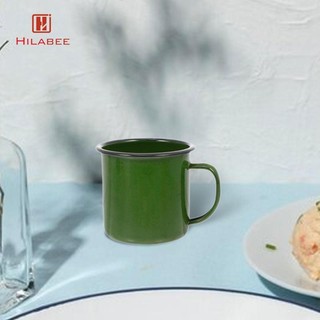 Cốc cà phê tráng men có tay cầm Cốc uống nước cho bàn văn phòng nhà bếp