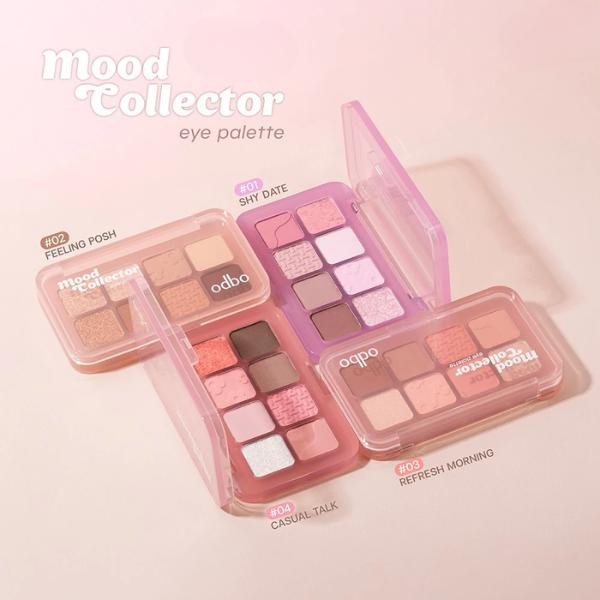 Bảng Phấn Mắt ODBO OD2030 8 Ô Mood Collector Eye Palette Mịn Lì Dễ Tán Lâu Trôi