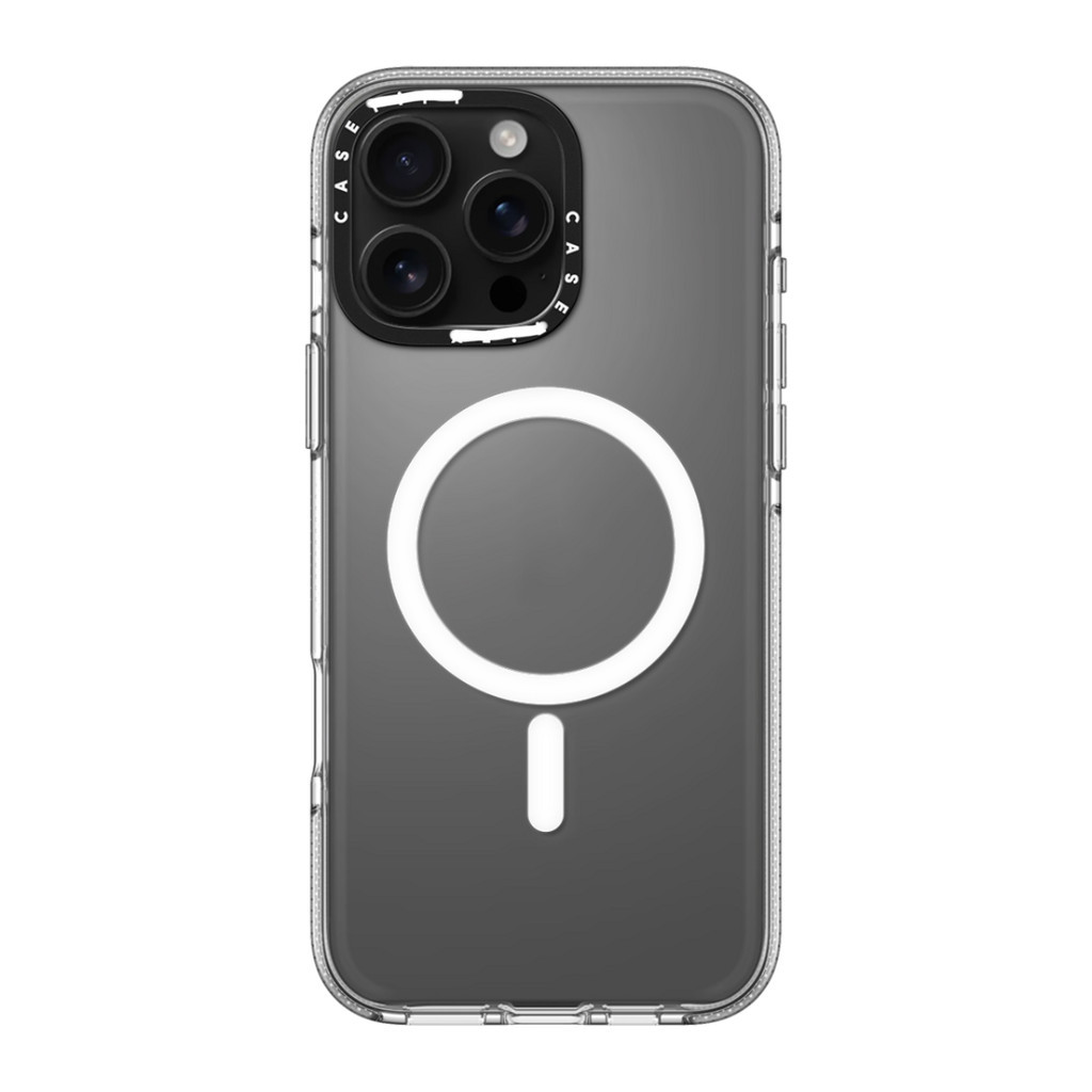 Vỏ hút từ tính trong suốt CASECASE X Impact cho iPhone 16 / 15 / 14 / 13 Pro Max | Mặt sau Acrylic bảo vệ quân sự với bao bì cao cấp