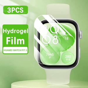 Huawei WatchFit Fit4 Fit2 FitMini 1-3 Cái 100D HD Phim Hydrogel Mềm Trong Suốt Cho Huawei Watch Fit 4 Pro Mini Mới Thanh Lịch 3 2 Chống Cháy Nổ Chống Ánh Sáng Xanh Bảo Vệ Màn Hình