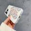 Ốp lưng iPhone hình gấu cho 16 15 14 13 12 11 Pro Pro Max 6S 7 8 Plus X XR XS Max SE 2020 2022 Ốp lưng TPU mềm XK002CYK