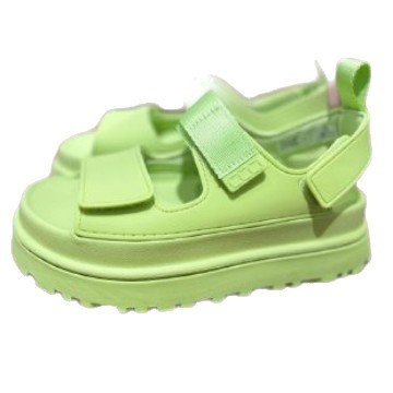 Giày Sandal Ug Nền Tảng Châu Âu Mỹ Mùa Hè Nữ Giày Nền Tảng Mở Mũi Velcro Khóa Dép