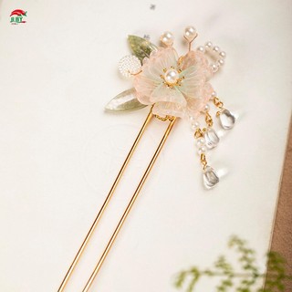 Đũa Tóc Hình Chữ U Có Hoa Tay Nghề Tinh Tế Dài Thẳng Tóc Cho Tóc DIY Phụ Kiện Tạo Kiểu Tóc