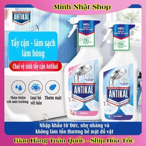 Chai xịt vệ sinh và chống ăn mòn inox Antikal tẩy cặn canxi vòi rửa, vòi sen
