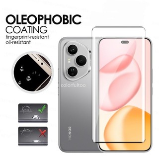 Kính Cường Lực Cong 2in1 3D Cho Huawei Honor 400 Pro 400Pro Honor400Pro 5G 2025 Phía Sau Ống Kính Camera Bảo Vệ Màn Hình Phim Kính Bảo Vệ