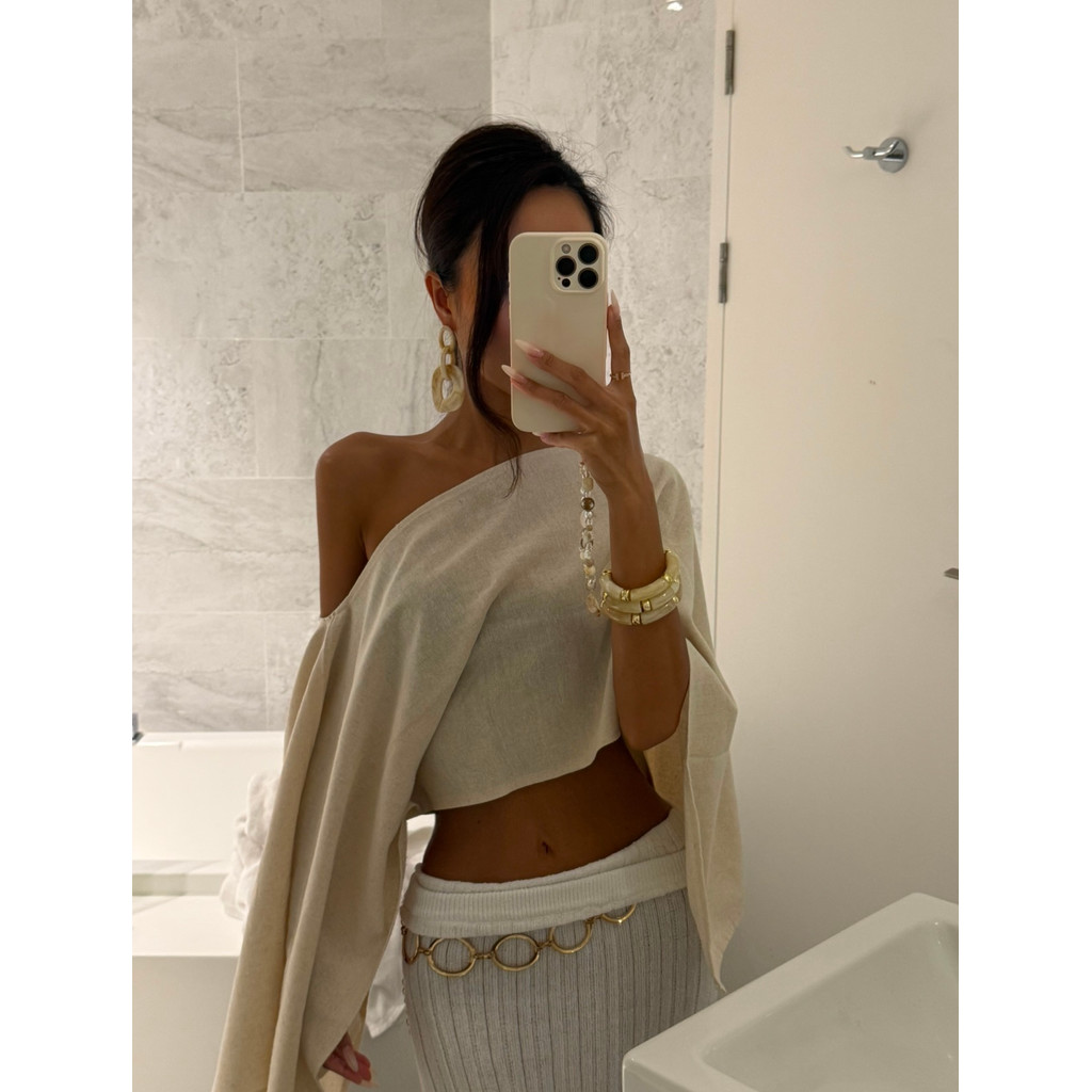 Châu Âu Mỹ Bohemian Thời Trang Ánh Sáng Sang Trọng ins Phong Cách Đính Hạt Vòng Tay Đàn Hồi Bộ Đảo Kỳ Nghỉ Phong Cách Vòng Tay Tre