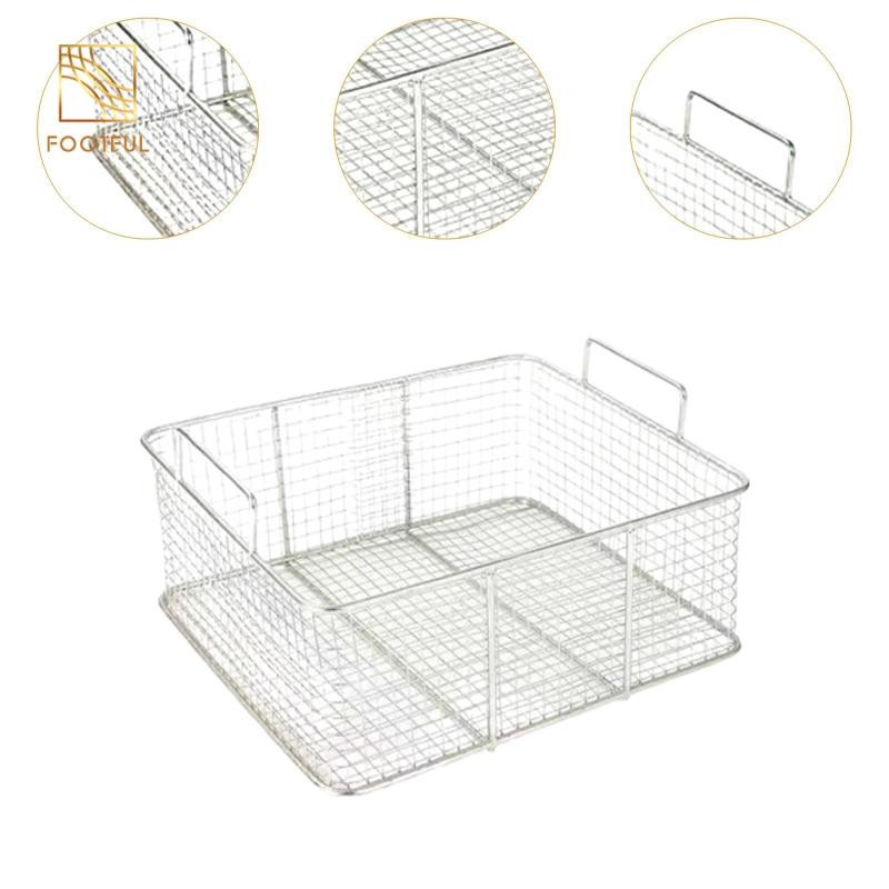 Giỏ đựng nước chiên vuông Giỏ thoát dầu chiên dày Nhà bếp