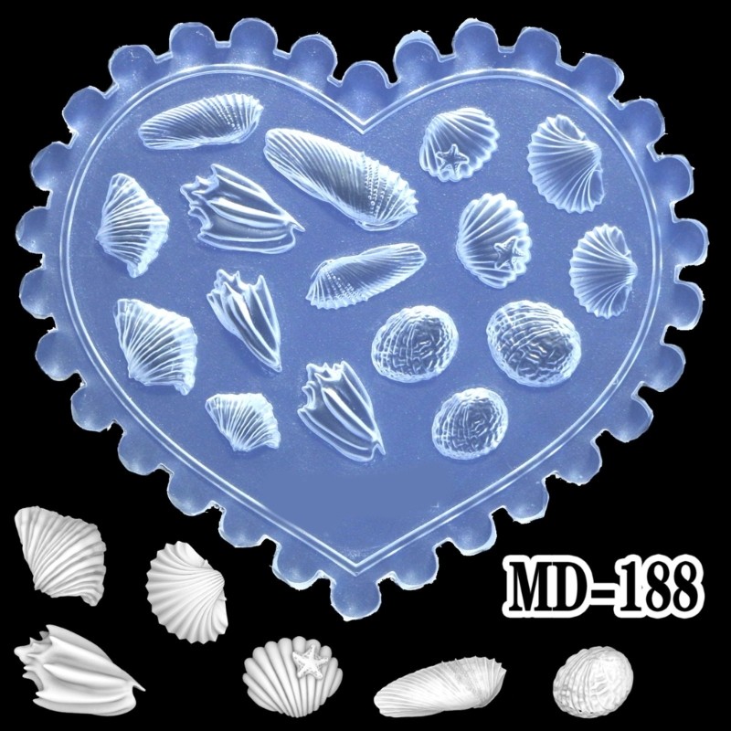 Wellb Silicone Móng Tay Tôn Tạo Khuôn Hình Dạng Khác Nhau Phụ Kiện Nhỏ Thủ Công Khuôn Hiện Nay Cho Người Hâm Mộ Làm Đẹp