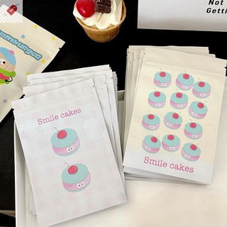 ALIK 50 Chiếc Hoạt Hình Dễ Thương Tự Niêm Phong Túi Bao Bì Trang Sức Túi Bảo Quản Snack Kẹo Bánh Quy Túi Kín Quà Tặng Bất Ngờ Túi Đóng Gói VN