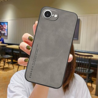 Ốp lưng dẻo iphone 17e 16e - giả màu họa tiết da bò chặn màu cá tính đơn giản sang trọng