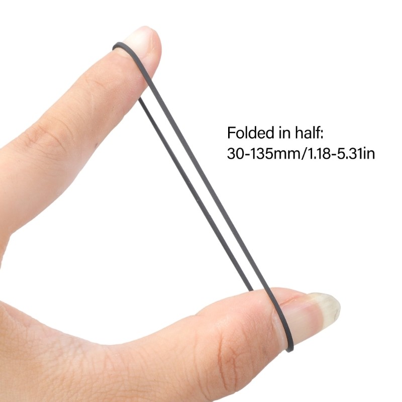 GODD 30 Chiếc Đai Truyền Động Cao Su Vuông Cho Cơ Chế Cassette Sửa Chữa Chiều Dài 30-135MM