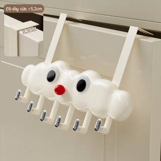 Móc Treo Quần Áo Sau Cửa Hình Đám Mây Dễ Thương MAISON, Móc Treo Đồ Đa Năng Nhà Tắm Nhà Bếp Dán Tường