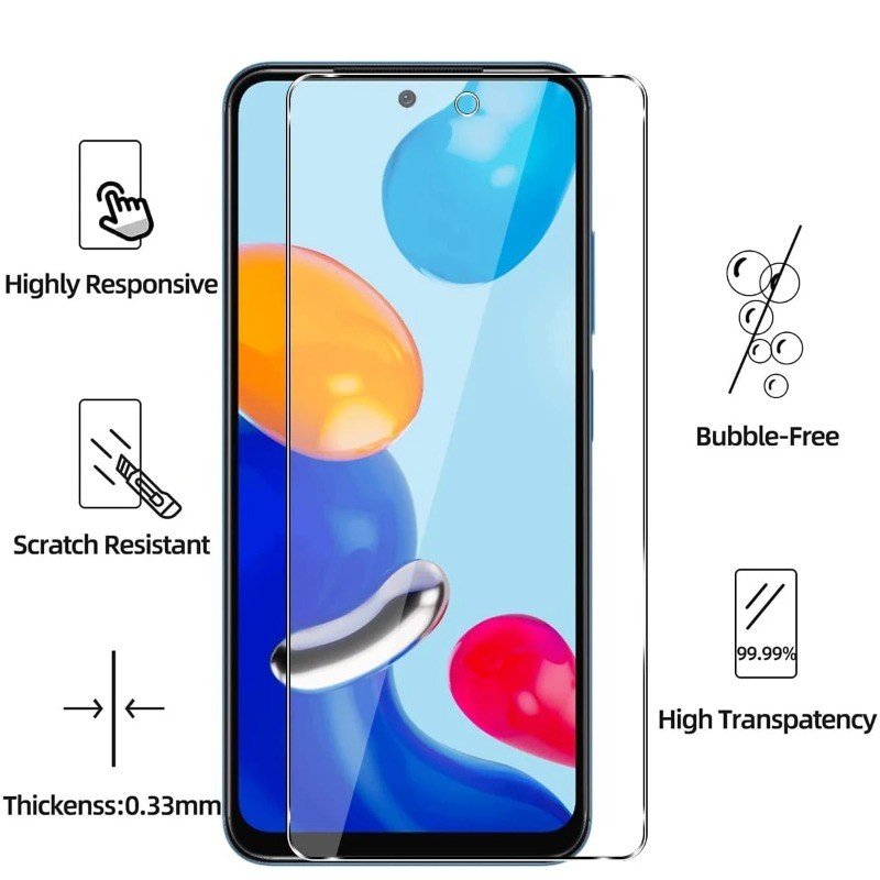 Dành Cho Blackview Wave 8C 8 6C 1-3 Chiếc HD Kính Cường Lực Cho Blackview Shark Color 9 8 Kính Trong Suốt Bảo Vệ Màn Hình Điện Thoại Siêu Mỏng Kính Bảo Vệ Chống Thấm Nước Phim