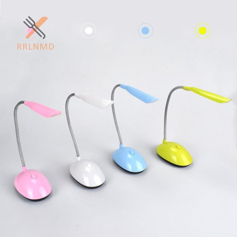 Đèn LED Mini RRLNMD Xoay 360 độ Bảo vệ mắt Đèn bàn Ký túc xá di động Đèn đọc sách Bàn đầu giường Đèn trang trí MỚI