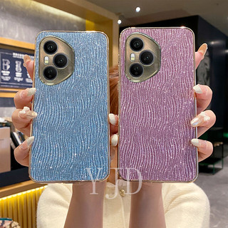 Ốp Lưng Cho Honor 400 Pro Water Ripple TPU Khung Mạ Điện Chống Rơi Vỏ Điện Thoại