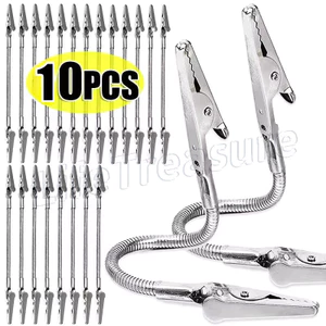 2-10 CÁI Kẹp cá sấu hai đầu - Kẹp thẻ ghi nhớ DIY - Kẹp cá sấu ống linh hoạt - Giá đỡ ghi chú hình ảnh - dành cho siêu thị gia đình