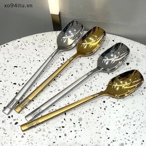 XOITU Tay Cầm Dài Thìa Vuông Đèn Lồng Thép Không Gỉ Dưa Hấu Thìa Dày Hộ Gia Đình Đồ Dùng Nhà Bếp VN