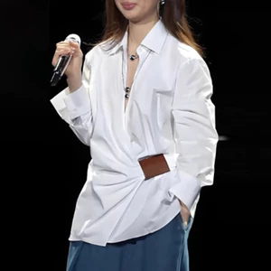 Áo Sơ Mi Dài Tay Phong Cách Thường Ngày, Sang Trọng Cho Nữ