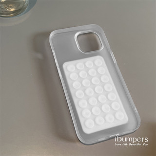 ibumpers Ốp Lưng iPhone Hình Cốc Hút 3D Trong Suốt Đơn Giản Ốp Điện Thoại Không Vân Tay iPhone 11 12 13 14 15 16 Pro Max IP 7 8 Plus X Xs XR Xs Max