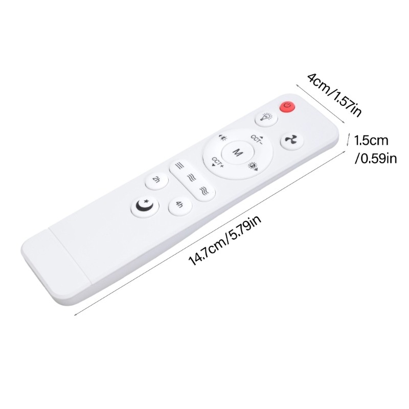 Điều khiển từ xa Star IR cho đèn quạt trần có độ sáng và cài đặt nhiệt độ màu có thể điều chỉnh
