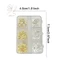 6 Lưới / Hộp Mix Vàng Bạc Nĩa Thìa Bộ Đồ Ăn Hợp Kim Móng Tay Nghệ Thuật Kim Cương Giả Trang Trí Làm Móng Tay Chữa Bùa Phụ Kiện {VN}