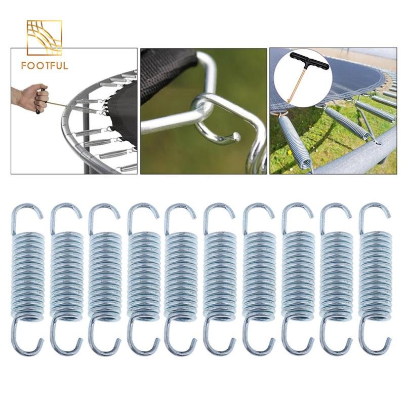 10x Thay thế lò xo Trampoline rắn 10 / 11.6 / 14 / 16.5 / 8.8cm Phần cứng lò xo